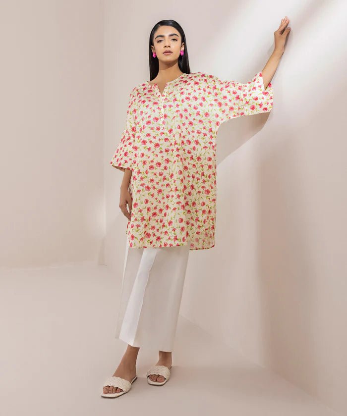 Blooming Rose Kurti - ZARF