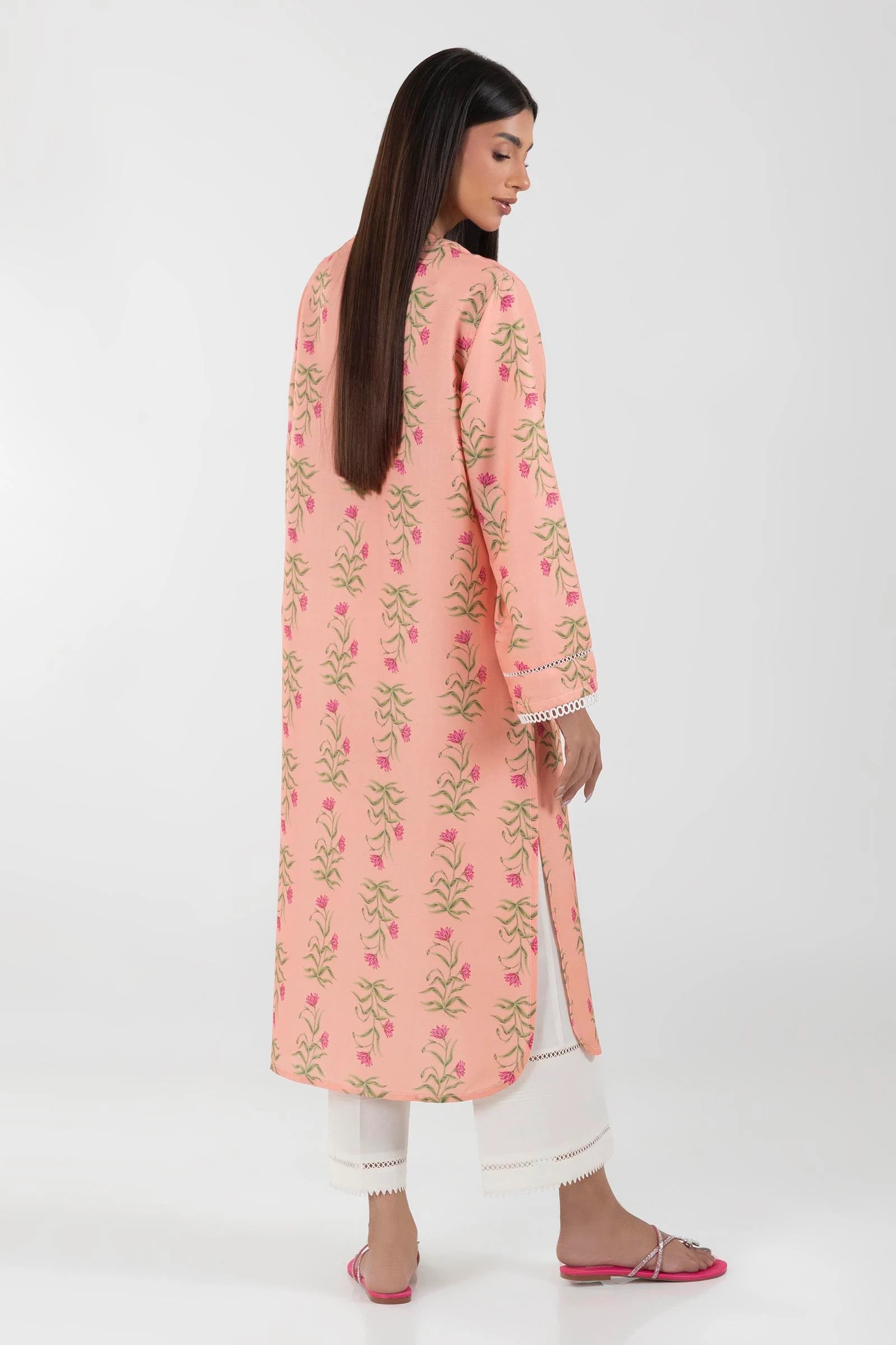 Gulabi Phool Kurti - ZARF