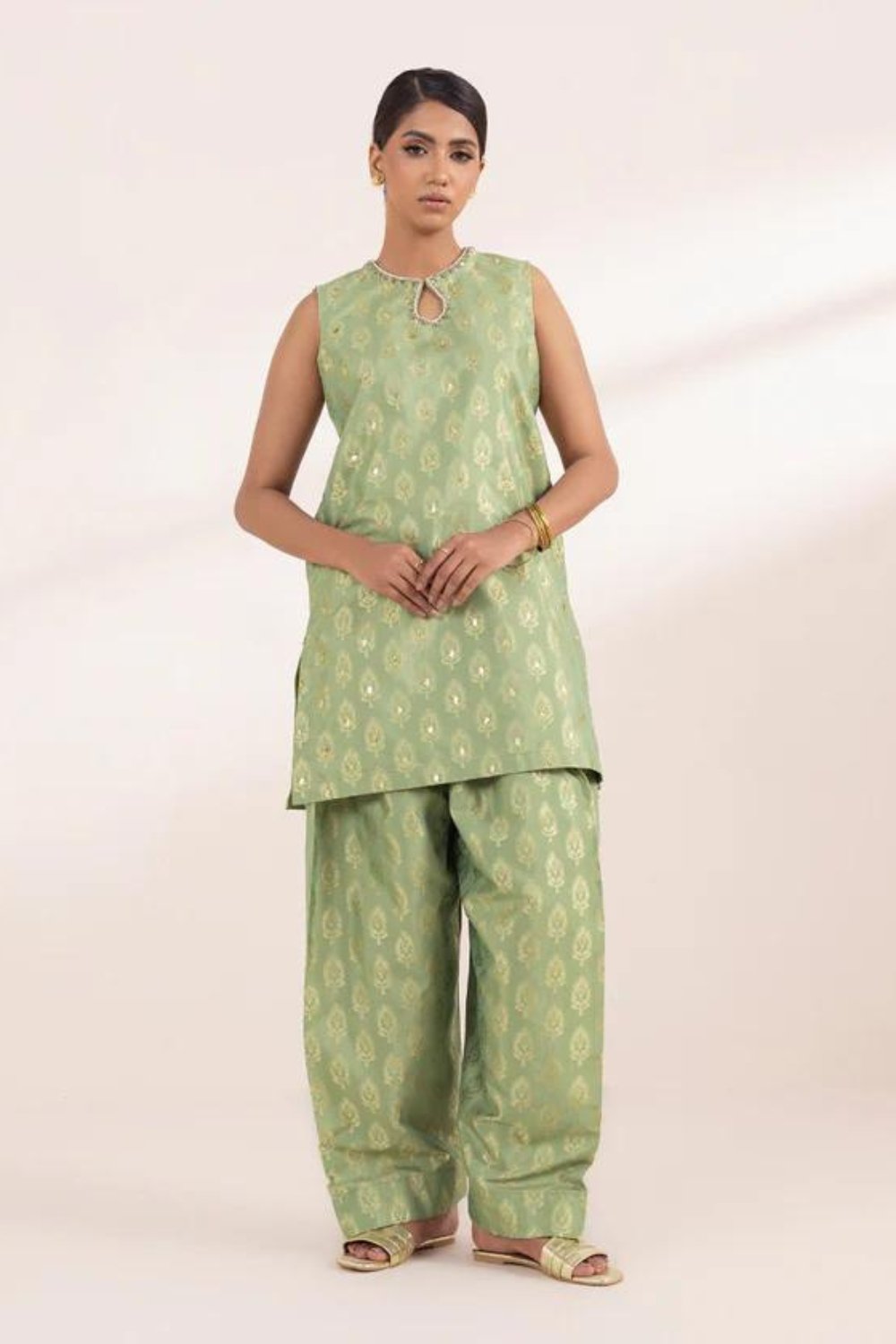 Jade Blossom Kurti - ZARF