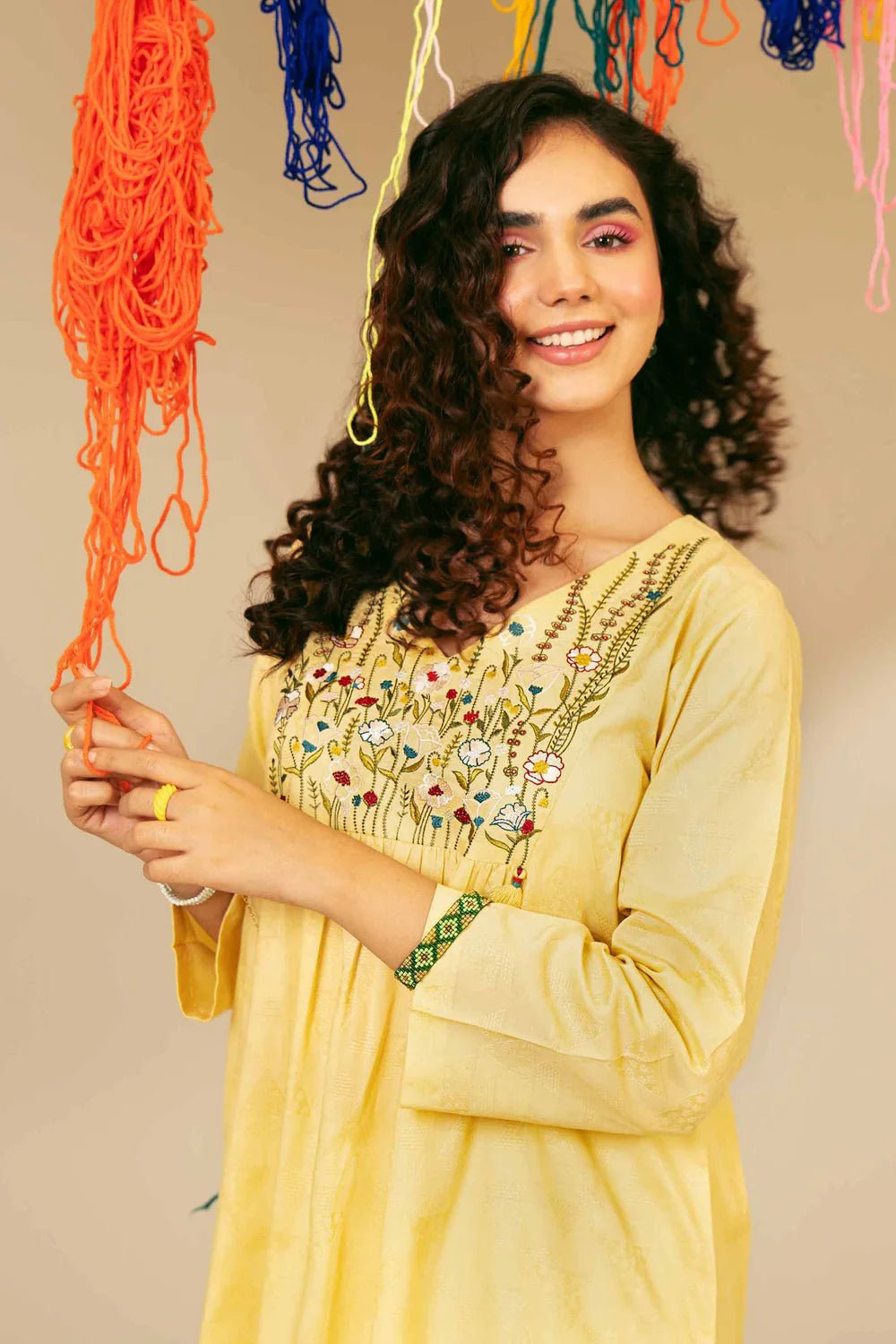 Radiant Bloom Kurti - ZARF