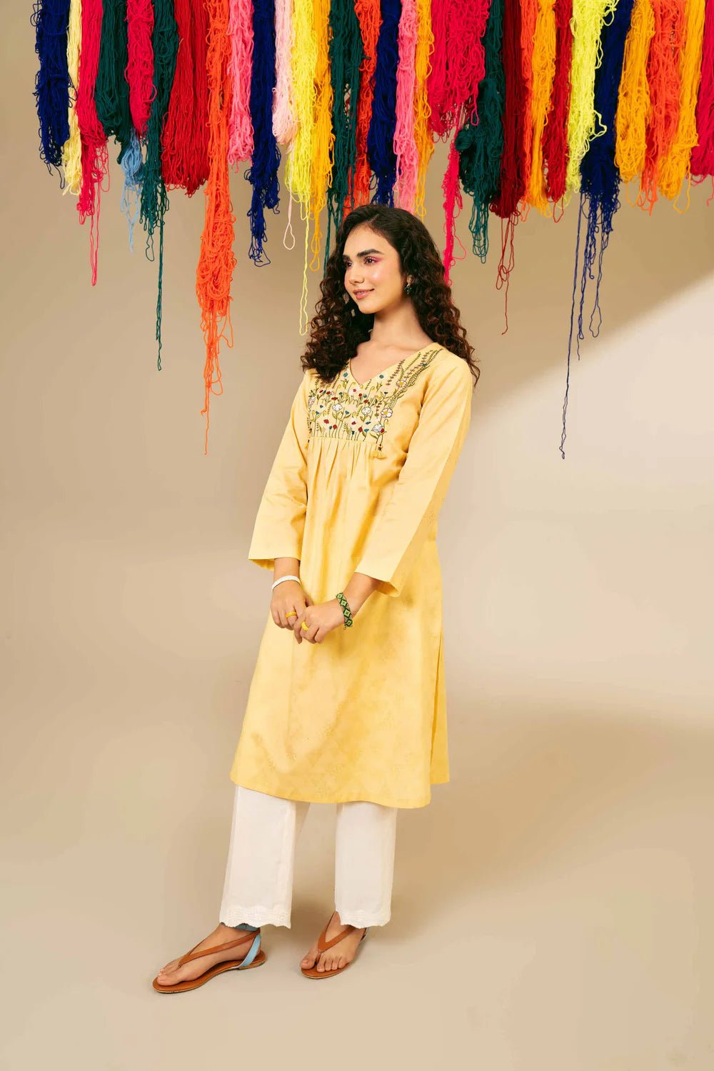 Radiant Bloom Kurti - ZARF