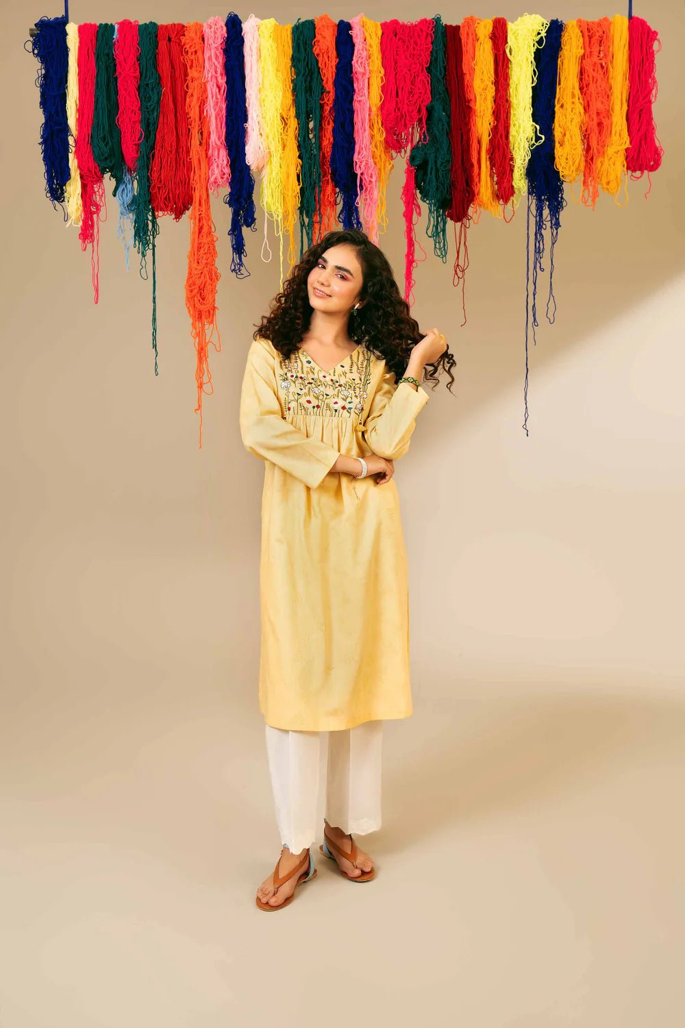 Radiant Bloom Kurti - ZARF