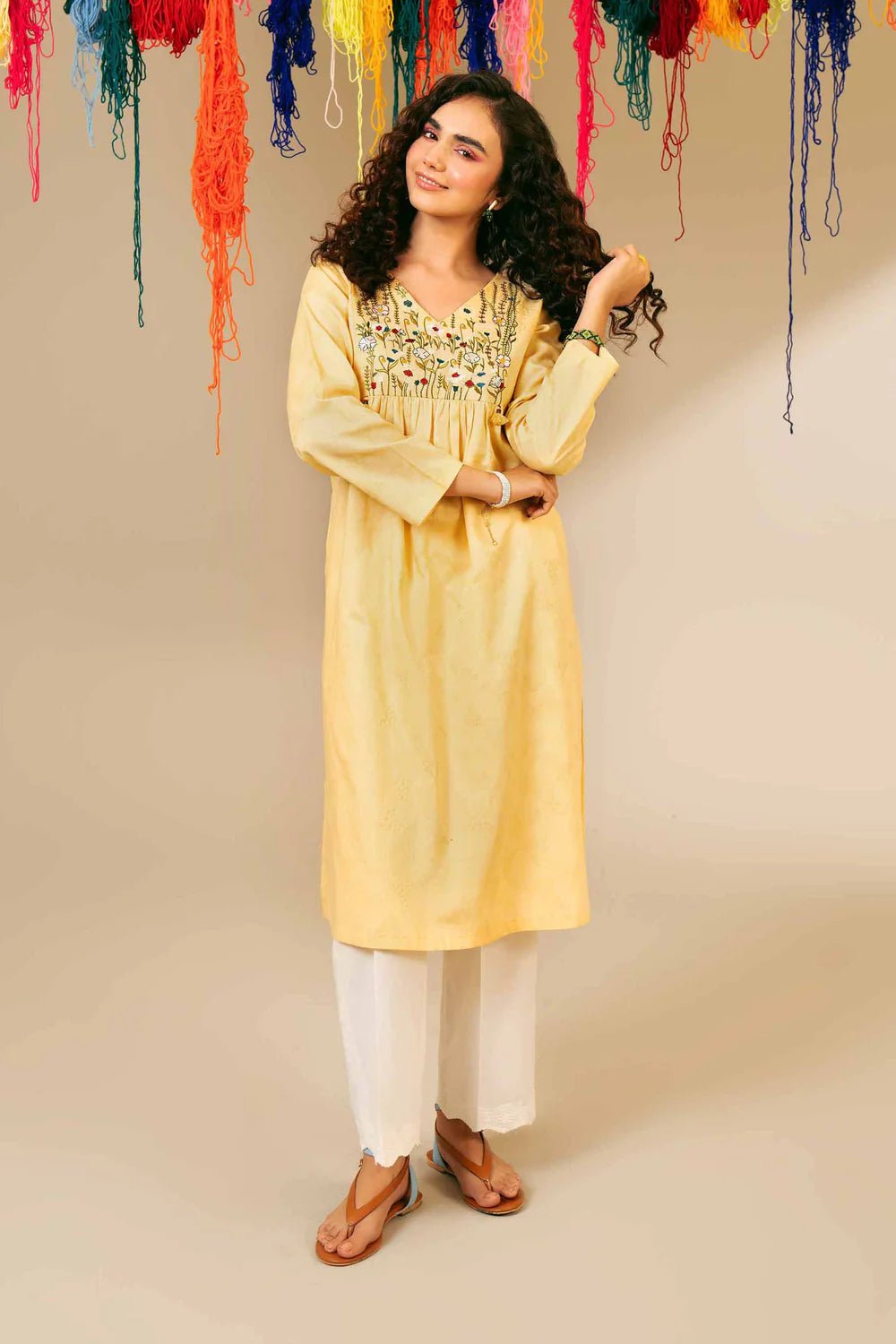 Radiant Bloom Kurti - ZARF